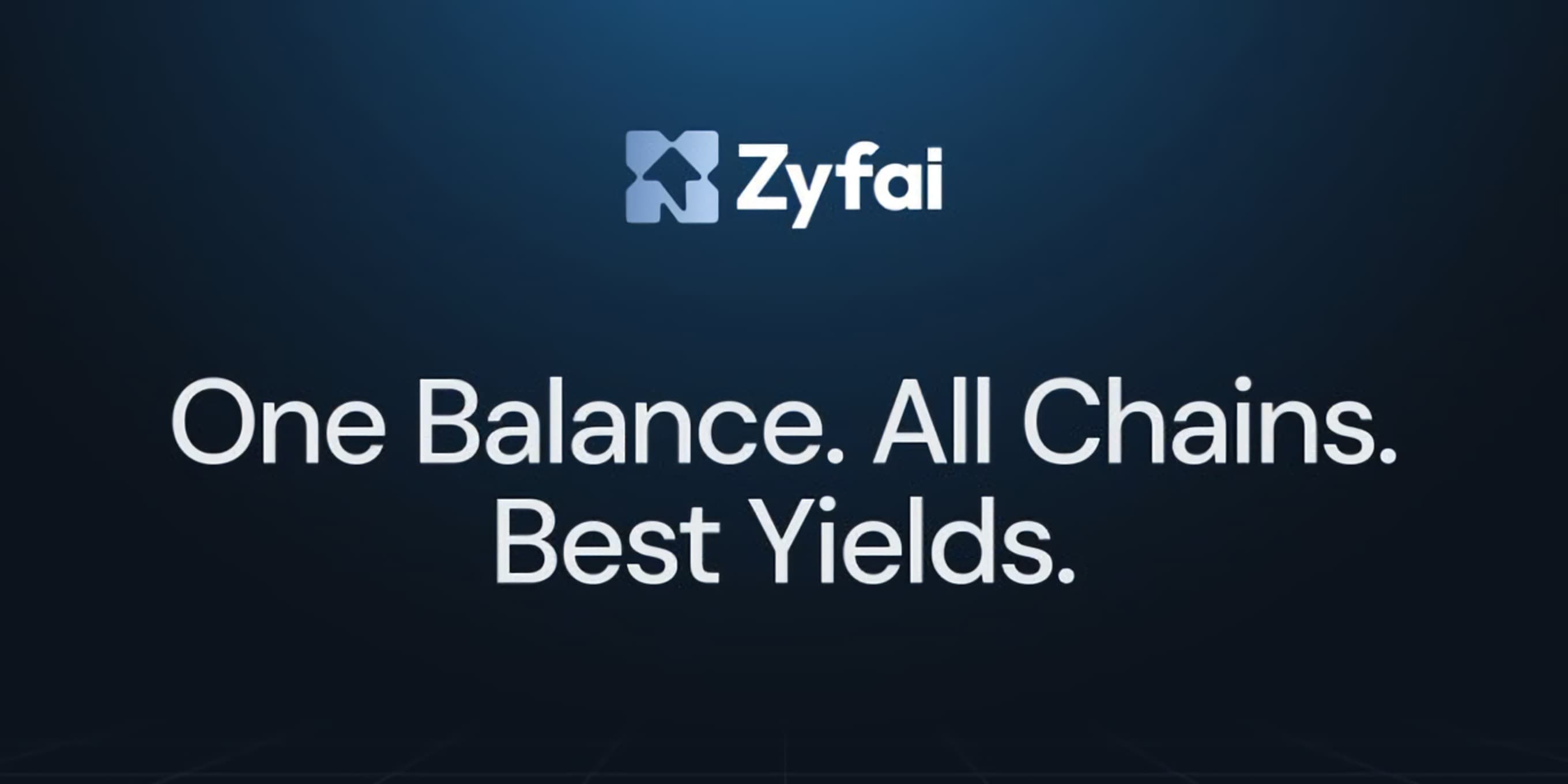 One Balance. All Chains. Best Yields.